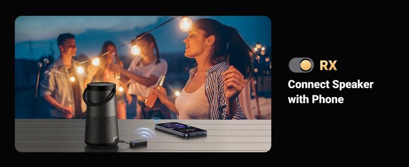 UGREEN Bluetooth 5.2 3.5mm Audio Transmitter/Receiver Adapter for Airpods or Headphones,  for Flight, TV, Car Stereo, MP3 Headset Microphone-TikTokShopBlackFriday ,TikTokShopHolidayHaul