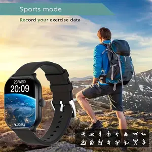 New Unisex Smartwatch, 1.88-inch Ultra-Thin Touch Screen (Receive/Make Calls), Music Playback, 360P Resolution, Sports Running Digital Watch with Sedentary Reminder Function, Stylish Watch Design, Suitable for Birthday Gifts And fathersdaygift