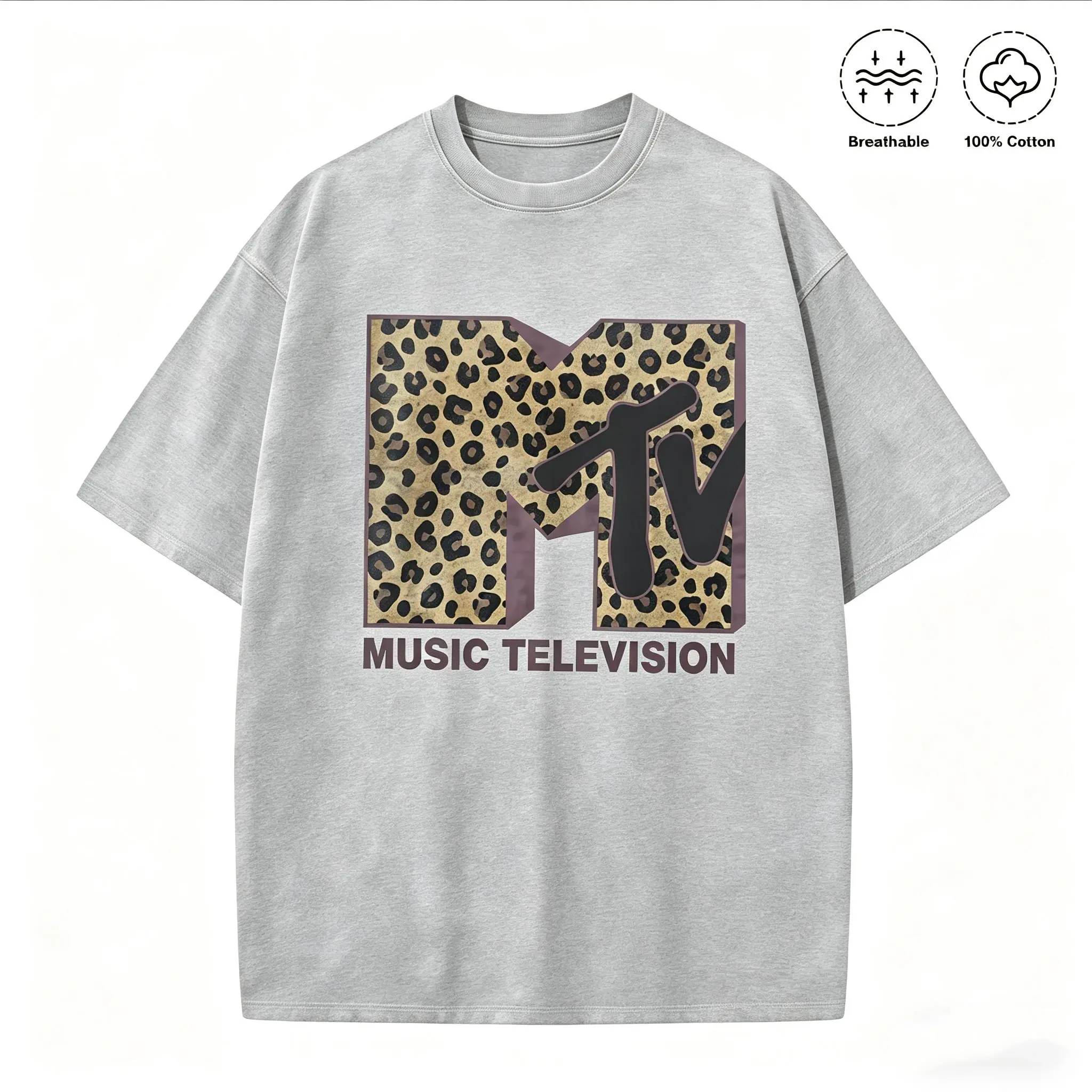 Washed T-shirt-Grey