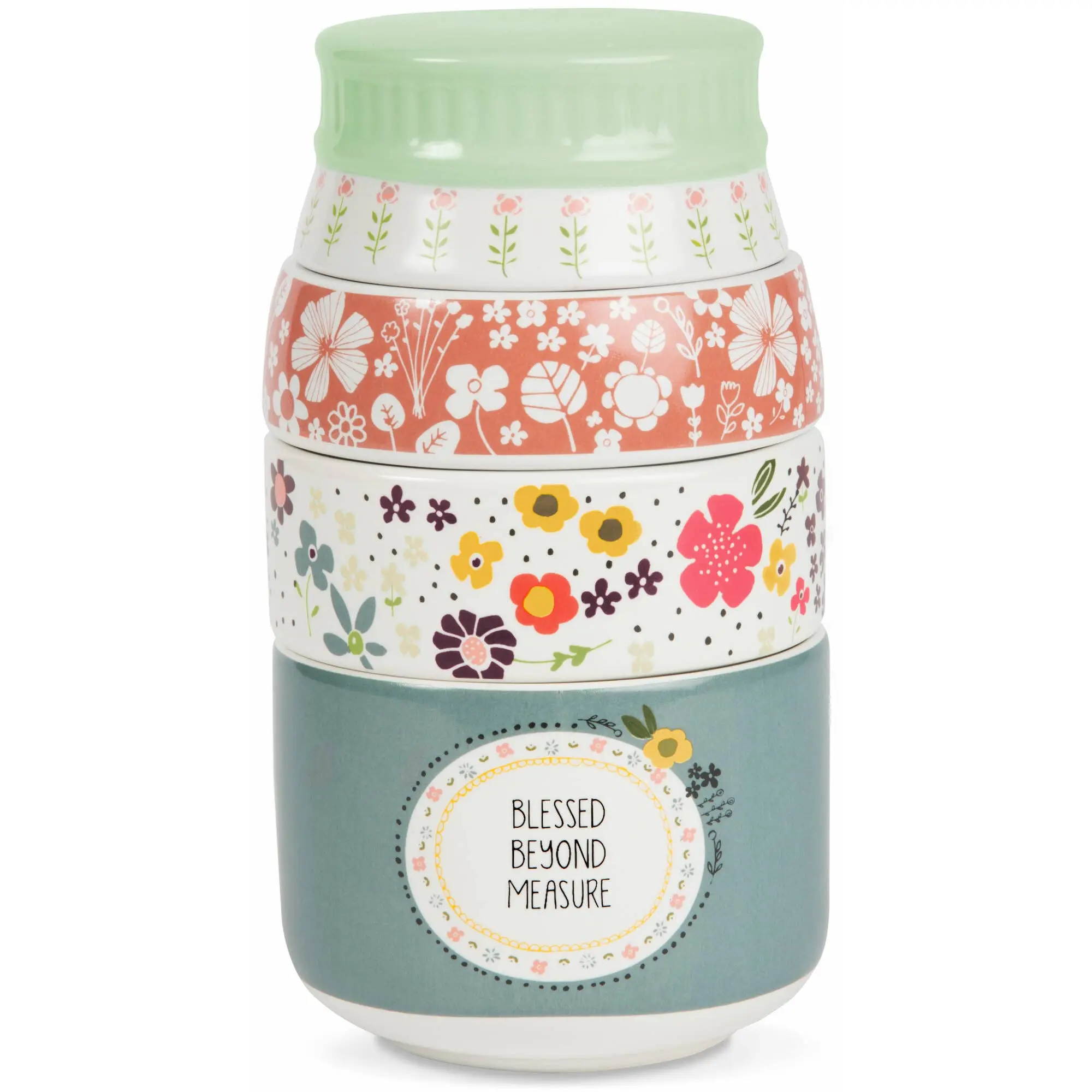 Blessed - 6" x 3.5" Stacked Measuring Cups