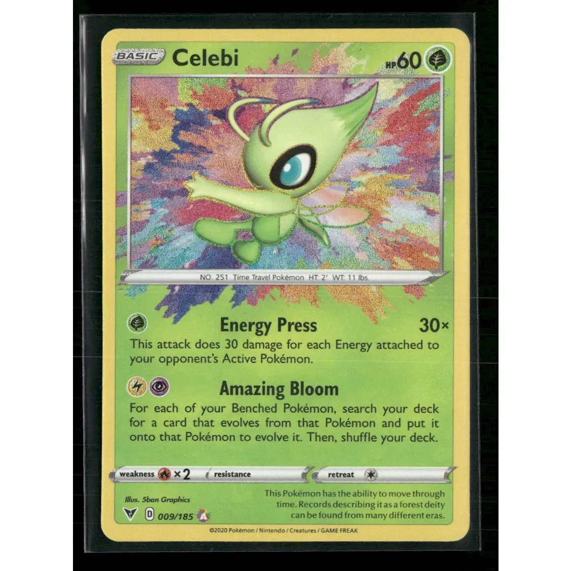 SWSH04: Vivid Voltage Celebi #009/185
