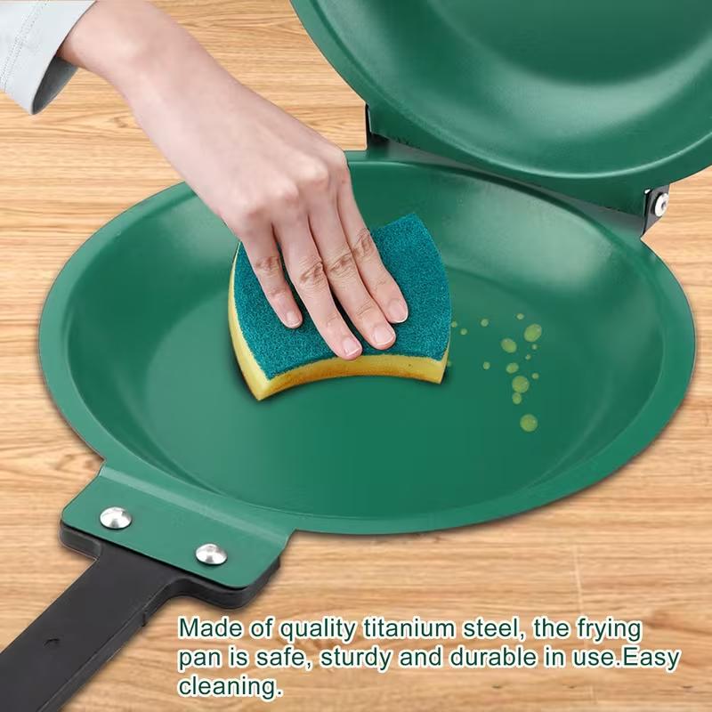 Double-Sided Non-Stick Pan - Perfect for making pancakes, egg rolls, and bacon.Ideal for kitchen and outdoor cooking, making it an excellent gift choice for Christmas and New Year