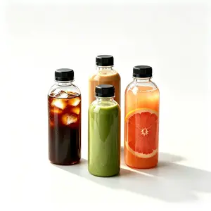 Reusable Clear PET Plastic Empty Drinkware Bottles - 150/200/250/300/400/500ML, Ideal for Doorgift Use