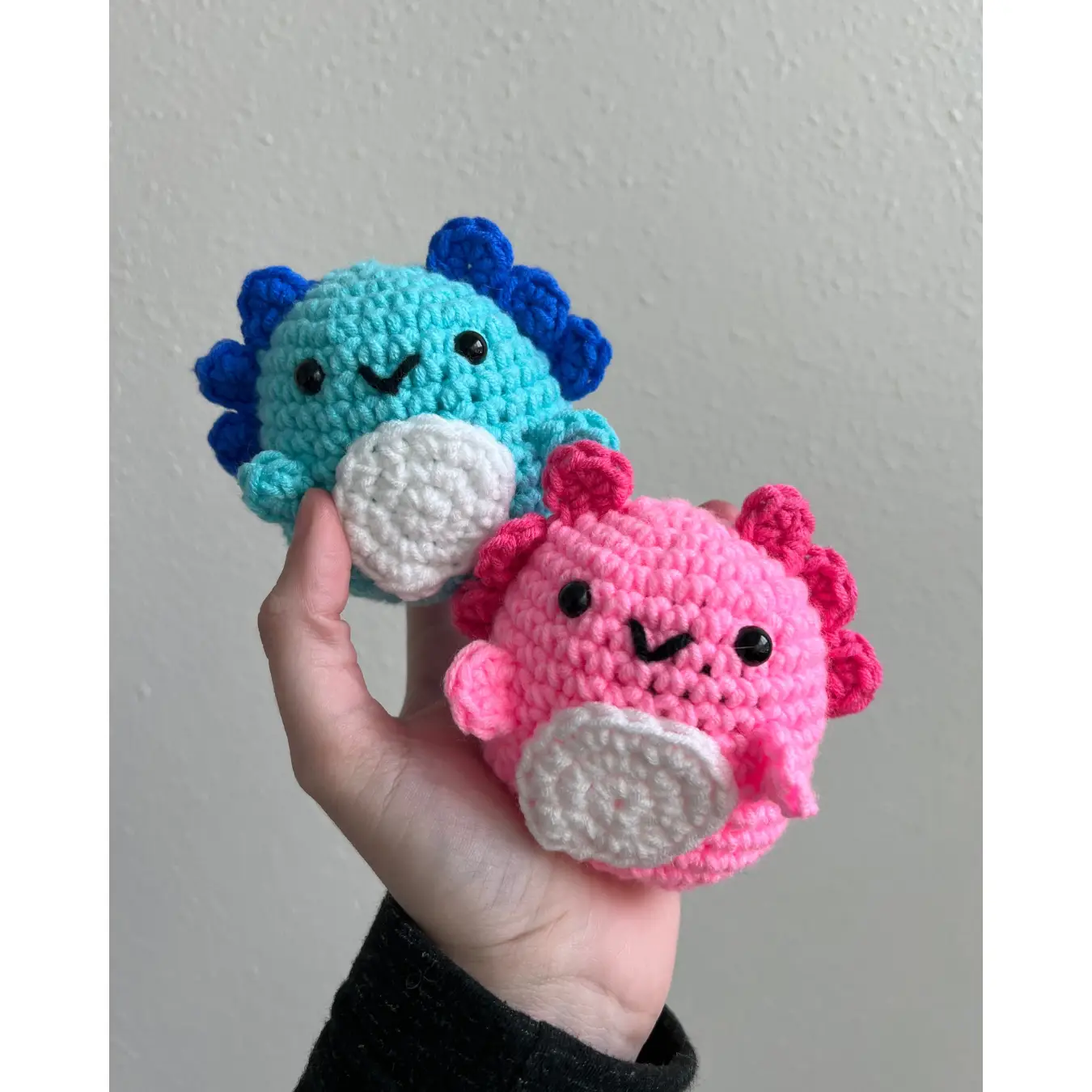 Axolotl Duo Crochet Kit