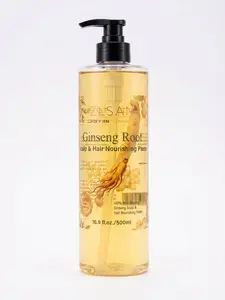 ZLSAN 100% Real Ginseng Hair Paste for Hair Growth & Anti Hair Loss, Scalp Nourishing Shampoo for Thinning Hair Daily Shower Routine, 16.9 fl.oz