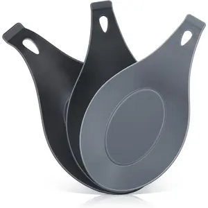 Spoon Rest for Stove Top, 3 Pack Small  Spoon Holder for Kitchen Counter, Coffee Spoon Rest, Heat Resistant Cooking Spoon Holder  Kitchen Gadgets