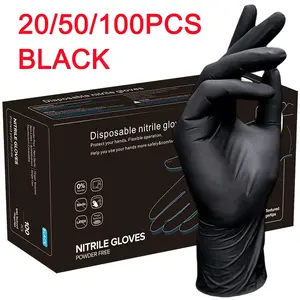 Nitrile Gloves, Disposable Gloves, Durable Cleaning Gloves, Multi Purpose Glove for Home Cleaning, Kitchen Dishwashing, Bathroom Cleaning, Pets Bathing, S/m/l/xl Sizes Available