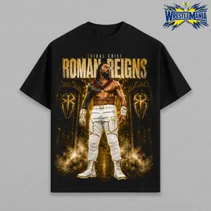 The Original Tribal Chief Tshirt Roman Reigns OTC Collection WWE Heavy Cotton Unisex Shirt The Bloodline Wrestling Fan Apparel Menswear Direct-to-garment Breathable Printing