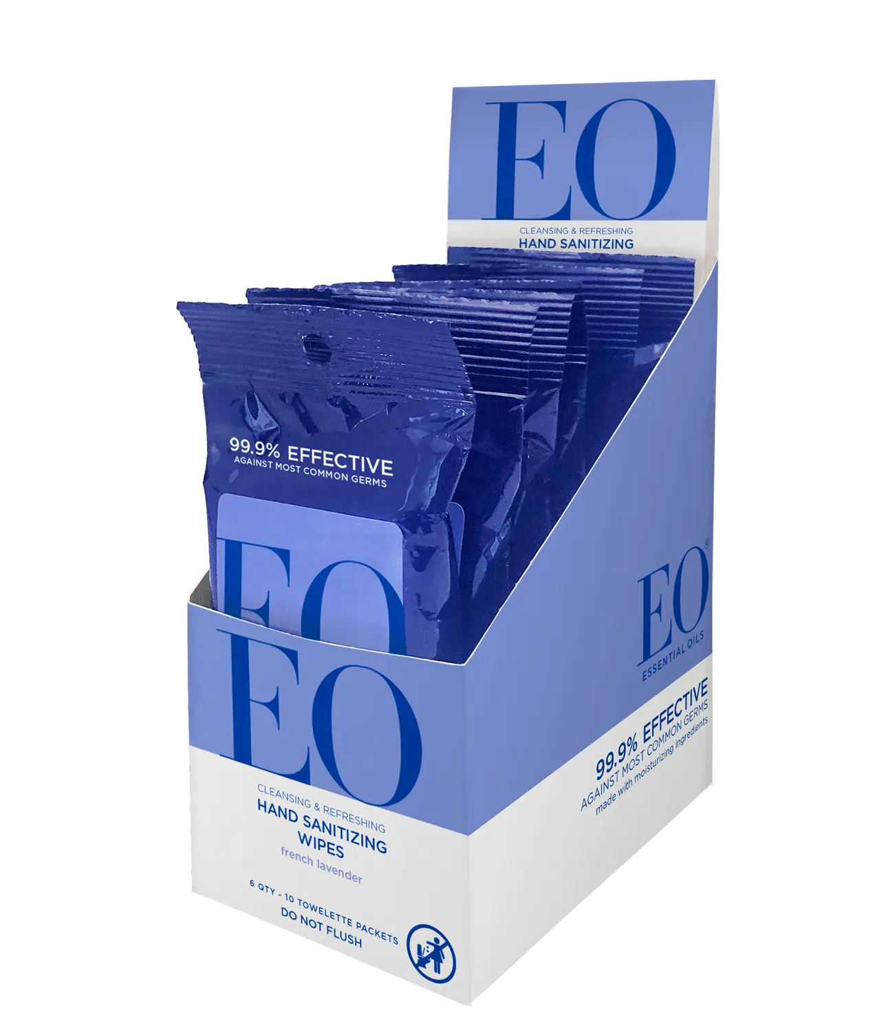Resealable Hand Sanitizer Wipes Lavender