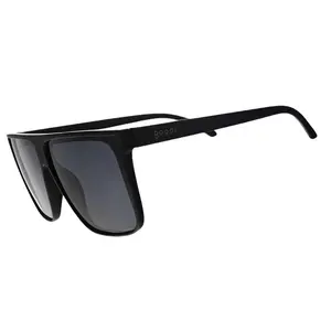 Fashion Week Dropout - goodr Black Fly G Flat-Top Polarized Sunglasses