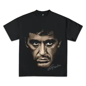 [Sale Up To 45%] Tony Montana Scarface Jumbo Graphic T-Shirt, Crewneck Cotton Made In USA