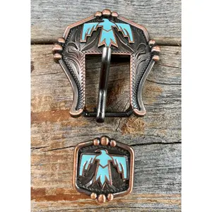 Copper Thunderbird Buckle W116B