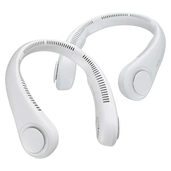 2-Pack Neck Fan – Hands-Free, 360° Cooling, Beat the Heat! ️