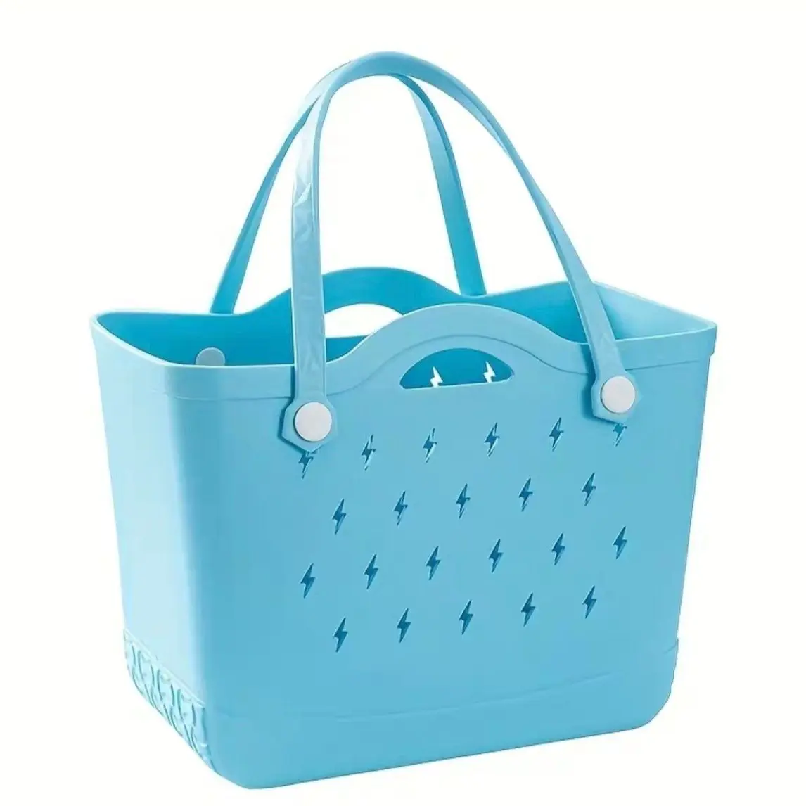[small] Beach Bags -All Color small Size |WaterproofTotebag Tote Plastic Tote EVA Shopping Bag Baby Nappy Caddy Tumbler Telekung Hospital Laundry TabletLaptop Messenger Lunch Hot