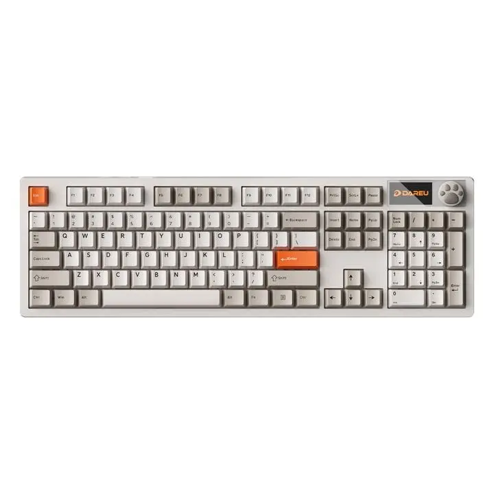 DAREU A104 Master | 8K Full-Size Wireless RGB  Keyboard with TFT & Knob