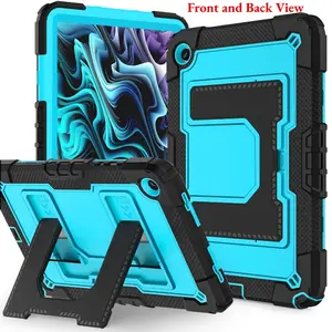Rugged Case for Samsung Galaxy Tab A11+ / A9+ 11" (2025/2023 Release) - Heavy Duty Shockproof Cover with Kickstand, Soft Kids-Safe Protective Shell, Drop Resistant Tablet Case