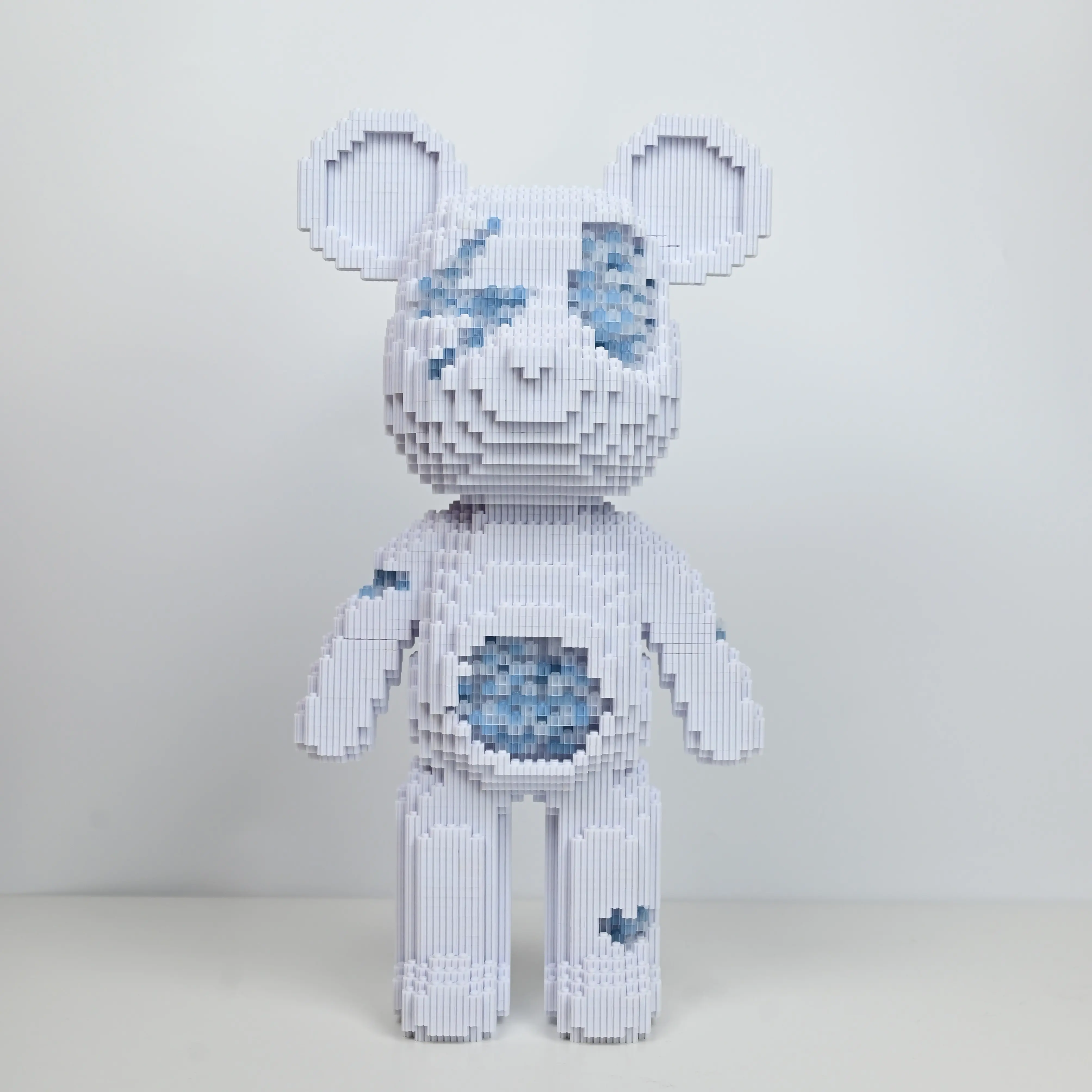 Medium Bear Building Blocks Set — 3D Micro Building Block Model, Bear Collectible & Perfect Gift for Bear Lovers & Adults | YaoYaoPlay