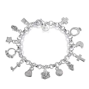 S925 silver plated bracelet, suitable for women, gift bracelet and jewelry