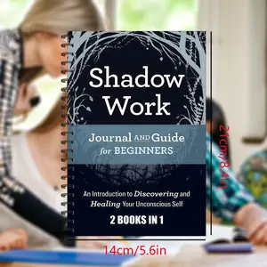 Reading and Writing / Journals and Notebooks: The Shadow Work Handbook—2-in-1, introducing how to discover and heal your unconscious self, guiding you through therapeutic and nurturing exercises, and serving as a fundamental guide to shadow work chunky