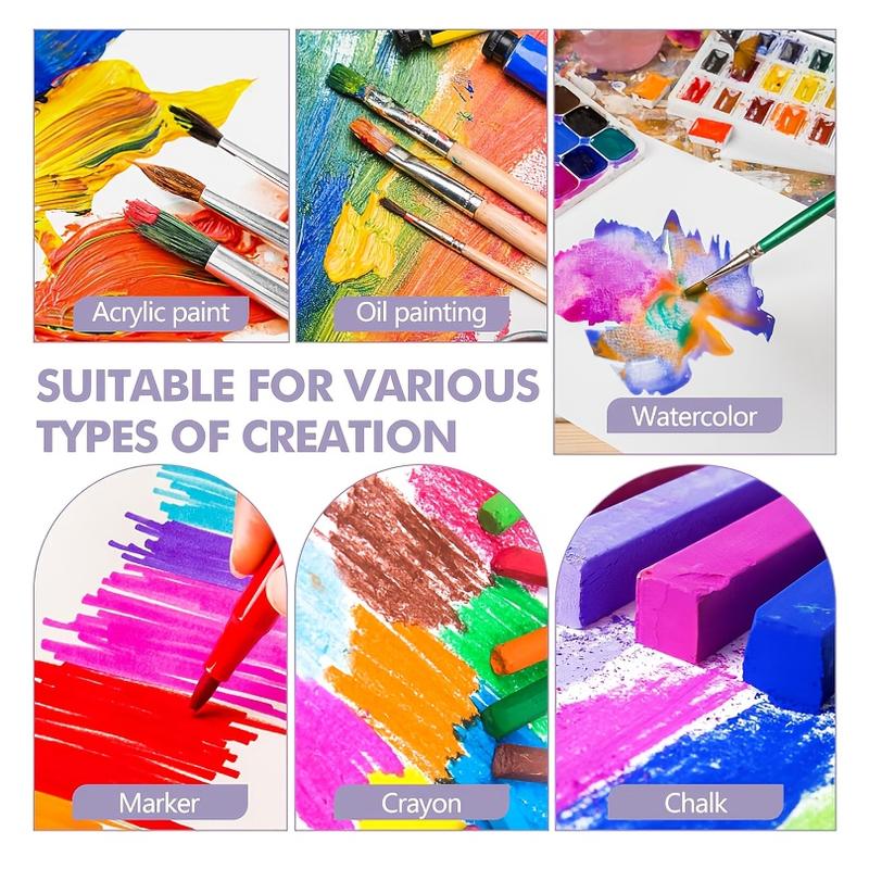 Set of 4 Canvas Boards for Painting, Acid-Free Blank Panels Ideal for Art Classes & Parties, Perfect for Artists & Beginners, Art Craft Supplies