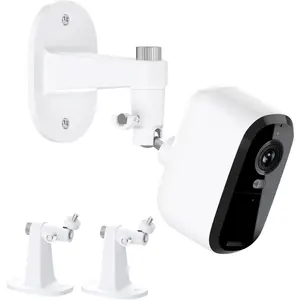 2Pack Adjustable Mount for Arlo Essential 2K Indoor/Outdoor(2nd Generation), for Arlo Pro 5S/Pro 4/Pro 3/Pro 2/Pro/Arlo Ultra2/Ultra/Arlo Essential Spotlight Camera, No-Drill Security Wall Mount