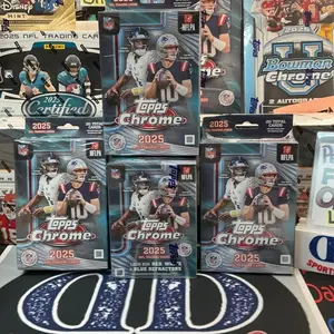 2025 Topps Chrome NFL x1 Value Box  x3 Hangers (random teams) x4 box break
