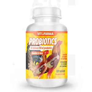 Probiotics Daily for Roosters and Hens Digestion & Intestinal Health - 120 tab chicken