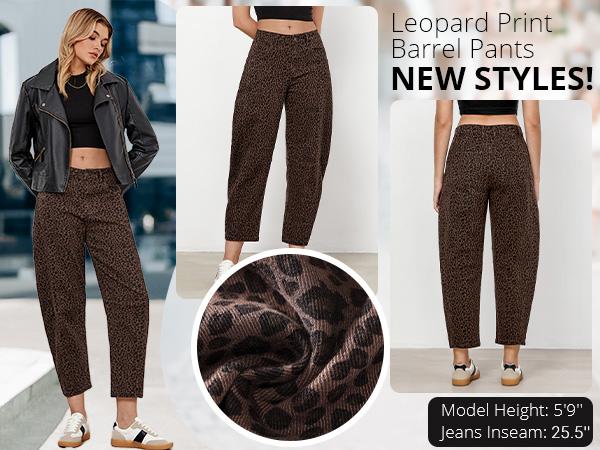 GRAPENT Barrel Jeans for Women Trendy High Waisted Wide Leg Baggy Cropped Relax Fit Stretch Denim Trouser Ankle Pants SpringStatements GRAPENT Barrel Jeans for Women Trendy High Waisted Wide Leg Baggy Cropped Relax Fit Stretch Denim Trouser Ankle Pants SpringStatements