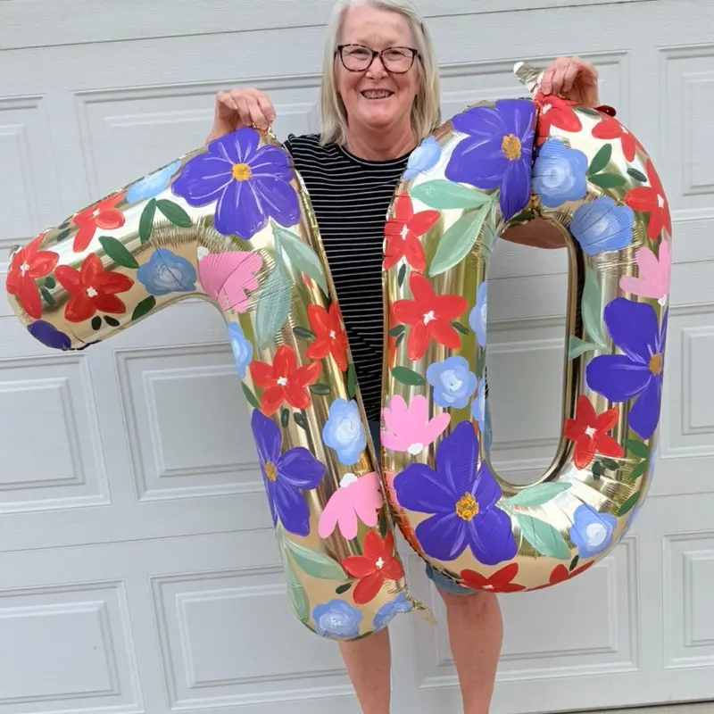 Hand painted balloons