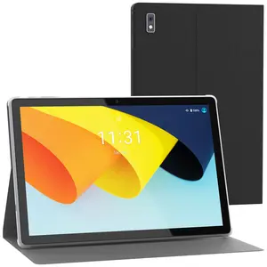 10.1 inch Android 14 Tablet with Case, 64GB ROM Quad-Core Processor 5000mAh Battery, 1280x800 IPS FHD Touchscreen 5MP+8MP Camera, Bluetooth,WiFi,Metal Body