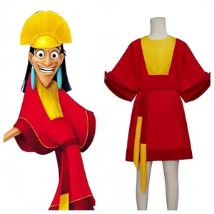 Emperor's Costume Set for Adults with Hat & Belt | Royal Ruler Fancy Dress Outfit