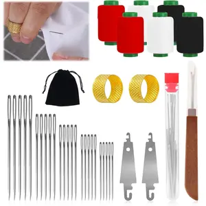 37 count Sewing Tool Set, 37 count  Thread Hand Repair Tools, Portable DIY Hand Made Craft Set for Beginners Professional DIY Lovers