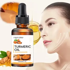 30ML Turmeric Gloss Facial Oil, Vegan Skincare Formula, Brighten Smooth Radiant Skin, Daily Use, Suitable for All Skin Types, Brighten Skin Tones