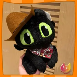 In Stock 2025 New Stitch Toothless Plush Doll Anime Peripherals Plushie Soft Cute Cotton Doll Kids Toy Birthday Gift Xmas Toy