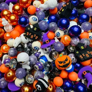 【D.P.C】Color Thems -  Acrylic DIY Beads Mix - 150ml 300ml 650ml Sizes for Bracelets Phone Charms Necklaces Hair Beads Bag Chains Earrings Rings Hair Ropes Diy Projects Diy Jewelry
