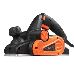 VEVOR Electric Hand Planer, 3-1/4 width Corded Electric Hand Planer, 16500 RPM High-Speed Powerful Electric Handheld Planers for Woodworking, Wood Chamfer DIY, Smooth Finish Carpentry Tool, FCC-SDoC