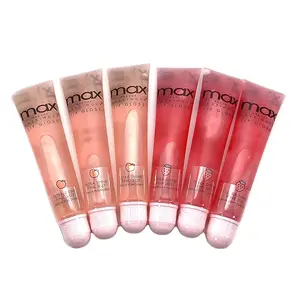 MAX Sheer Tinted Pink Jelly Lip Gloss Hydrating Transparent gloss