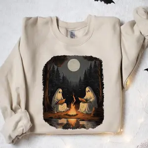 Ghost Book Reader Sweatshirt, Reading Tee Book Lover Gift Reading Enthusiast Book Shirt Ghost Reader Tee Literature Lover, Boo Sweatshirt Funny Hoodie And Classic Sweatshirt For Ladies And Mens