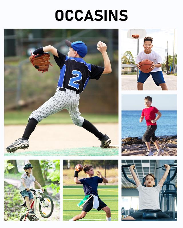 Boys Compression Shirt Short Sleeve Youth Basketball Football Undershirt Kids boys&girls Quick Dry Athletic Soccer Base Layer T-Shirt