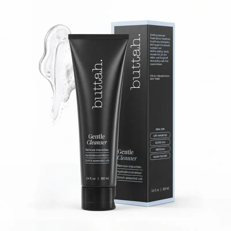 Gentle Gel Face Cleanser for Dry & Sensitive Skin - Daily Mild Face Cleansing Wash