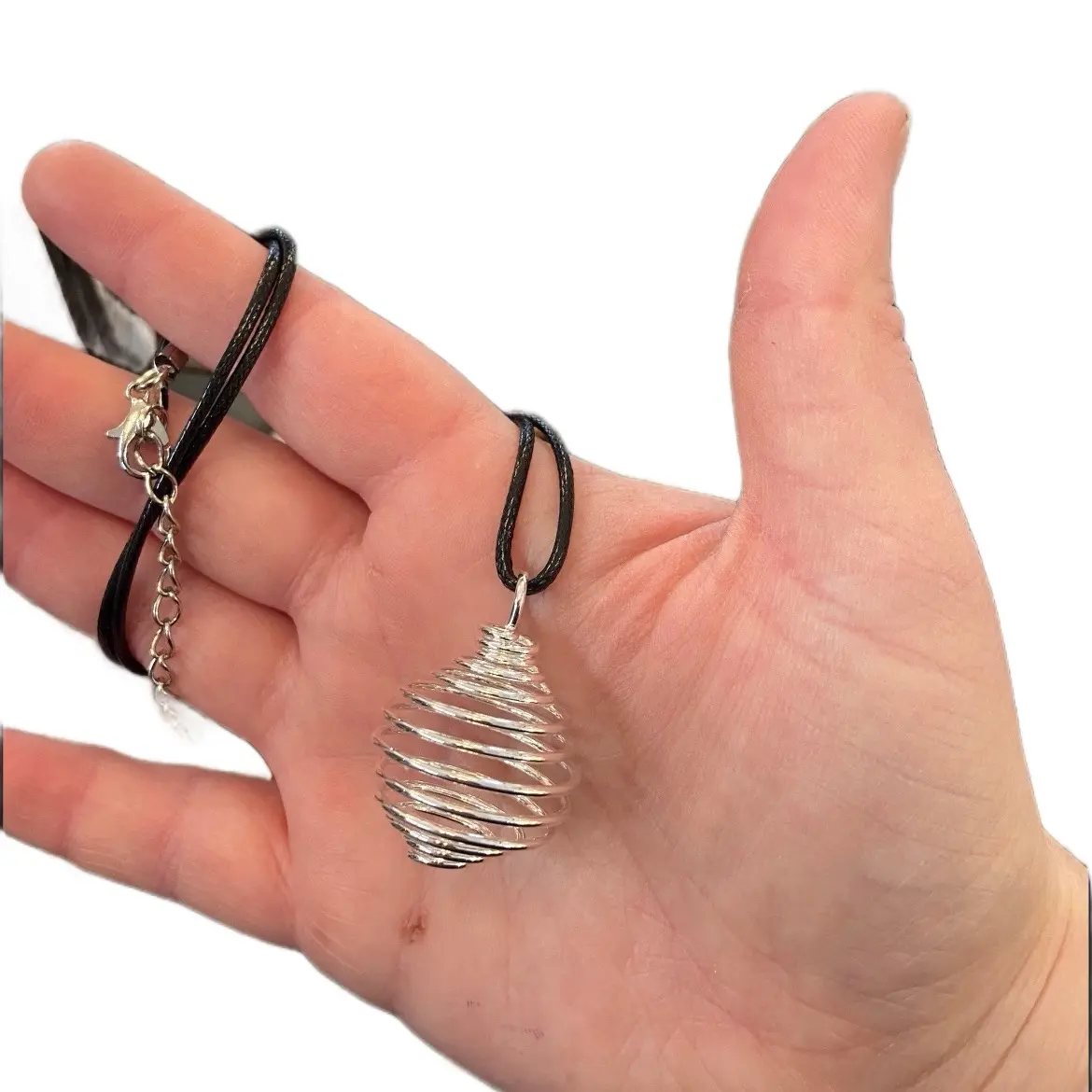 Cage & Cord Necklace