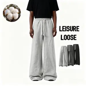 pants men sweatpants Men's Solid Thermal Lined Drawstring WaistPants,Casual Comfy Loose Fitting Trousers for Fall &Winter, Men's Bottoms for Daily Wear, Relaxed Fit, fleece sweatpants，school season