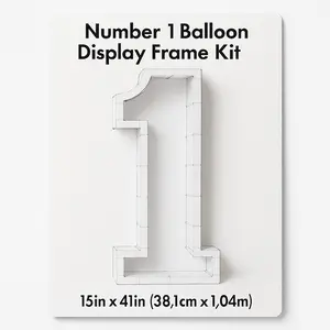 Number 1 Balloon Display Frame Kit
