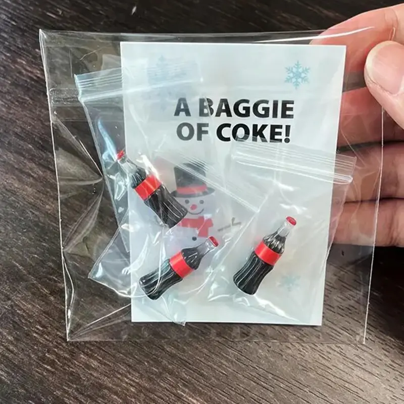 3pcs Prank Pouch Cola, Gag, Funny Novelty for Friends, Party Favor Laughter Present, Birthday Accessory, Christmas Holiday Ornament, Father's Day and Wedding Presents, Fun Novelty Item, Durable Prank, Quirky Prank Gifts