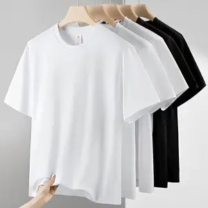 Mens Cotton Crewneck T-Shirts Solid Black MultipackBulk Value Pack Plain Blank Basic Tees Short Sleeve ShirtEssential Clothes for Layering Printing Everyday Clothing