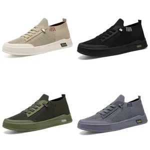 Men's Knit Sneakers - Breathable Knit Upper with Lightweight Build for All-Day Comfort. Versatile Urban Design Perfect for Streetwear & Commuting. Slip-On Style with Flexible Sole for Effortless Movement. A Must-Have for Stylish Daily Wear