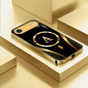 Suitable for [iPhone 17 Air] high-end MagSafe phone case，Features a magnetic attachment function，Choose from all 26 letters—featuring a sophisticated, minimalist design. YM99