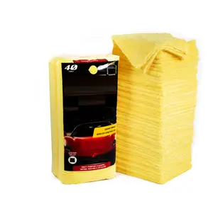 Heavy Duty Multi-Purpose Microfiber Detailing Towel 40 Pack - Dust Cloth for Cleaning, Yellow