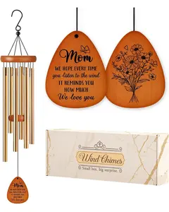 Gifts for Mom, Moms Wind Chimes, Best Gift for Mom, Mother Birthday Gift from Daughter Son, Love Reminder Gifts for Mother's Day Christmas