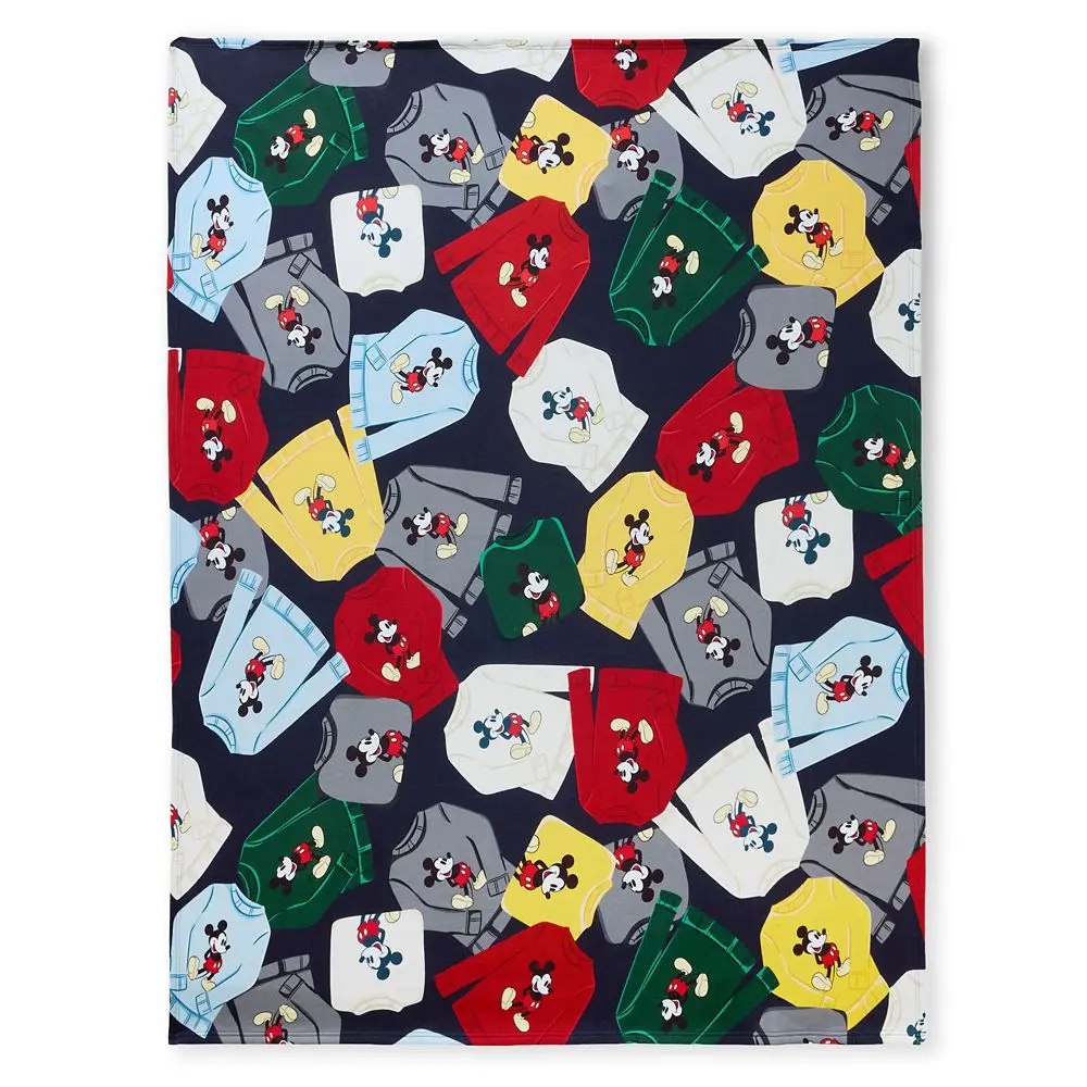 Disney Store Mickey Mouse Sweaters Throw Blanket